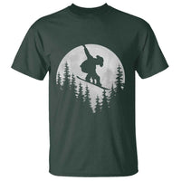 Funny Snowboard Cowboy Moon Snowboarding Winter Sports T Shirt - Wonder Print Shop