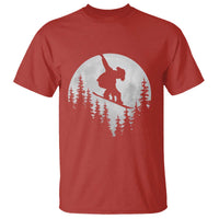 Funny Snowboard Cowboy Moon Snowboarding Winter Sports T Shirt - Wonder Print Shop