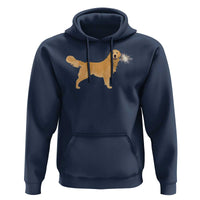 Funny Golden Retriever Dog New Year 2025 Fireworks Hoodie