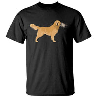 Funny Golden Retriever Dog New Year 2025 Fireworks T Shirt - Wonder Print Shop