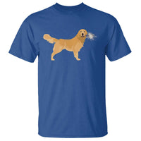 Funny Golden Retriever Dog New Year 2025 Fireworks T Shirt - Wonder Print Shop