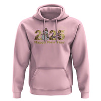 Hello 2025 Happy New Year Hoodie Fireworks Snowman