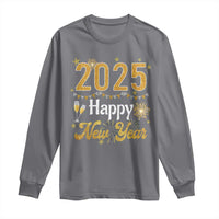 Happy New Year 2025 Long Sleeve Shirt New Year's Eve Party Family Matching
