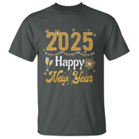Happy New Year 2025 T Shirt New Year's Eve Party Family Matching - Wonder Print Shop
