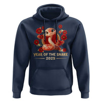Happy Chinese New Year 2025 Hoodie Year Of The Snake Flowers