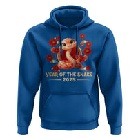 Happy Chinese New Year 2025 Hoodie Year Of The Snake Flowers