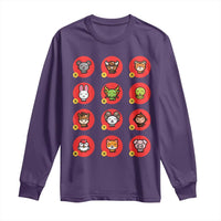 Funny Chinese New Year Zodiac Animals Long Sleeve Shirt