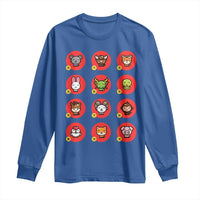 Funny Chinese New Year Zodiac Animals Long Sleeve Shirt