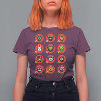 Funny Chinese New Year Zodiac Animals T Shirt For Women - Wonder Print Shop
