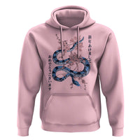 Happy Japanese New Year 2025 Hoodie Year Of The Snake Sakura Cherry Blossom
