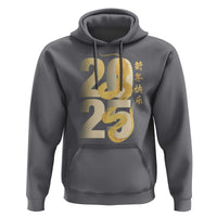 Happy Chinese New Year 2025 Hoodie Calligraphy Year Of The Snake Zodiac Animals