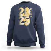 Happy Chinese New Year 2025 Sweatshirt Calligraphy Year Of The Snake Zodiac Animals