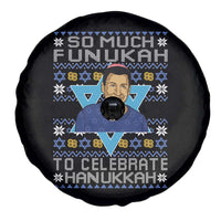 Funny So Much Funukah To Celebrate Hanukkah Sandler Spare Tire Cover - Wonder Print Shop