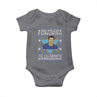 Funny So Much Funukah To Celebrate Hanukkah Sandler Baby Onesie - Wonder Print Shop