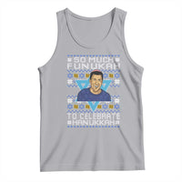 Funny So Much Funukah To Celebrate Hanukkah Sandler Tank Top - Wonder Print Shop
