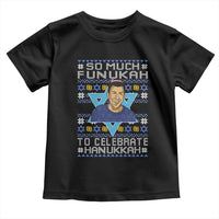 Funny So Much Funukah To Celebrate Hanukkah Sandler Toddler T Shirt - Wonder Print Shop