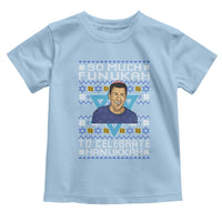 Funny So Much Funukah To Celebrate Hanukkah Sandler Toddler T Shirt - Wonder Print Shop