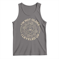 Funny RPG Gamer I'm Not Older I Leveled Up Tank Top Vintage D20 Tabletop Dice - Wonder Print Shop