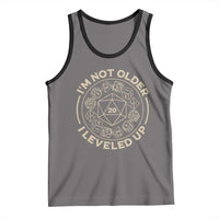 Funny RPG Gamer I'm Not Older I Leveled Up Tank Top Vintage D20 Tabletop Dice - Wonder Print Shop