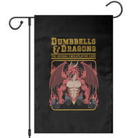 Funny RPG Workout Gym Nerd Garden Flag Dumbbells And Dragons The Original Swoleplaying Game - Wonder Print Shop
