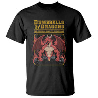 Funny RPG Workout Gym Nerd T Shirt Dumbbells And Dragons The Original Swoleplaying Game - Wonder Print Shop