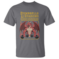 Funny RPG Workout Gym Nerd T Shirt Dumbbells And Dragons The Original Swoleplaying Game - Wonder Print Shop