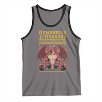 Funny RPG Workout Gym Nerd Tank Top Dumbbells And Dragons The Original Swoleplaying Game - Wonder Print Shop