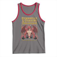 Funny RPG Workout Gym Nerd Tank Top Dumbbells And Dragons The Original Swoleplaying Game - Wonder Print Shop