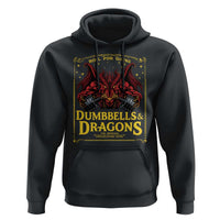 Funny RPG Weightlifting Workout Gym Hoodie Dumbbells And Dragons The Original Swoleplaying Game - Wonder Print Shop