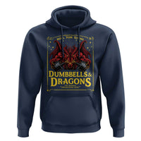 Funny RPG Weightlifting Workout Gym Hoodie Dumbbells And Dragons The Original Swoleplaying Game - Wonder Print Shop