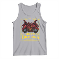 Funny RPG Weightlifting Workout Gym Tank Top Dumbbells And Dragons The Original Swoleplaying Game - Wonder Print Shop