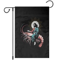 Funny Christian Prawn Garden Flag Retro Jesus Riding A Shrimp Meme - Wonder Print Shop