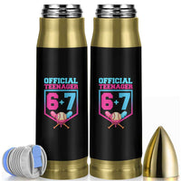 Funny 67 Baseball 13th Birthday Bullet Tumbler Ice Cream Drip 13th Bday Official Teenager