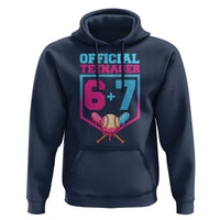 Funny 67 Baseball 13th Birthday Hoodie Ice Cream Drip 13th Bday Official Teenager