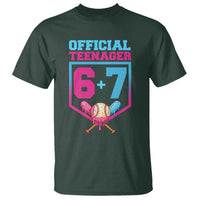 Funny 67 Baseball 13th Birthday T Shirt Ice Cream Drip 13th Bday Official Teenager