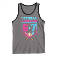 Funny 67 Baseball 13th Birthday Tank Top Ice Cream Drip 13th Bday Official Teenager