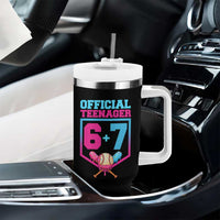Funny 67 Baseball 13th Birthday Tumbler With Handle Ice Cream Drip 13th Bday Official Teenager