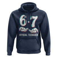Funny 67 13th Birthday Hoodie 6 7 Thirteen Year Old Official Teenager Hands - Wonder Print Shop