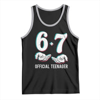 Funny 67 13th Birthday Tank Top 6 7 Thirteen Year Old Official Teenager Hands - Wonder Print Shop