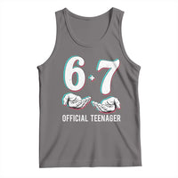 Funny 67 13th Birthday Tank Top 6 7 Thirteen Year Old Official Teenager Hands - Wonder Print Shop