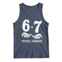 Funny 67 13th Birthday Tank Top 6 7 Thirteen Year Old Official Teenager Hands - Wonder Print Shop