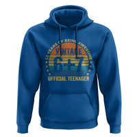 Funny 67 13th Birthday Hoodie Official Teenager 13 Years Of Being Awesome - Wonder Print Shop