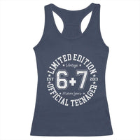 Funny 67 13th Birthday Racerback Tank Top Est 2013 Limited Edition Official Teenager