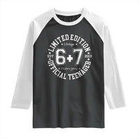 Funny 67 13th Birthday Raglan Shirt Est 2013 Limited Edition Official Teenager