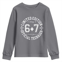 Funny 67 13th Birthday Youth Sweatshirt Est 2013 Limited Edition Official Teenager