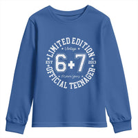 Funny 67 13th Birthday Youth Sweatshirt Est 2013 Limited Edition Official Teenager