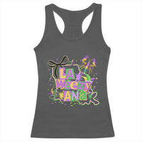 Funny Mardi Gras La Weezy Ana Racerback Tank Top New Orleans Festival Louisiana Map