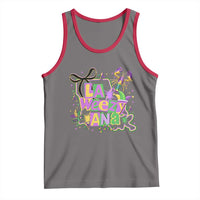 Funny Mardi Gras La Weezy Ana Tank Top New Orleans Festival Louisiana Map