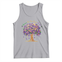 Mardi Gras Tree Brushstroke Graphic Tank Top Laissez Les Bon Temps Rouler