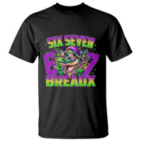Mardi Gras Six Seven Breaux T Shirt Funny Mardigator Alligator 6 7 Meme
